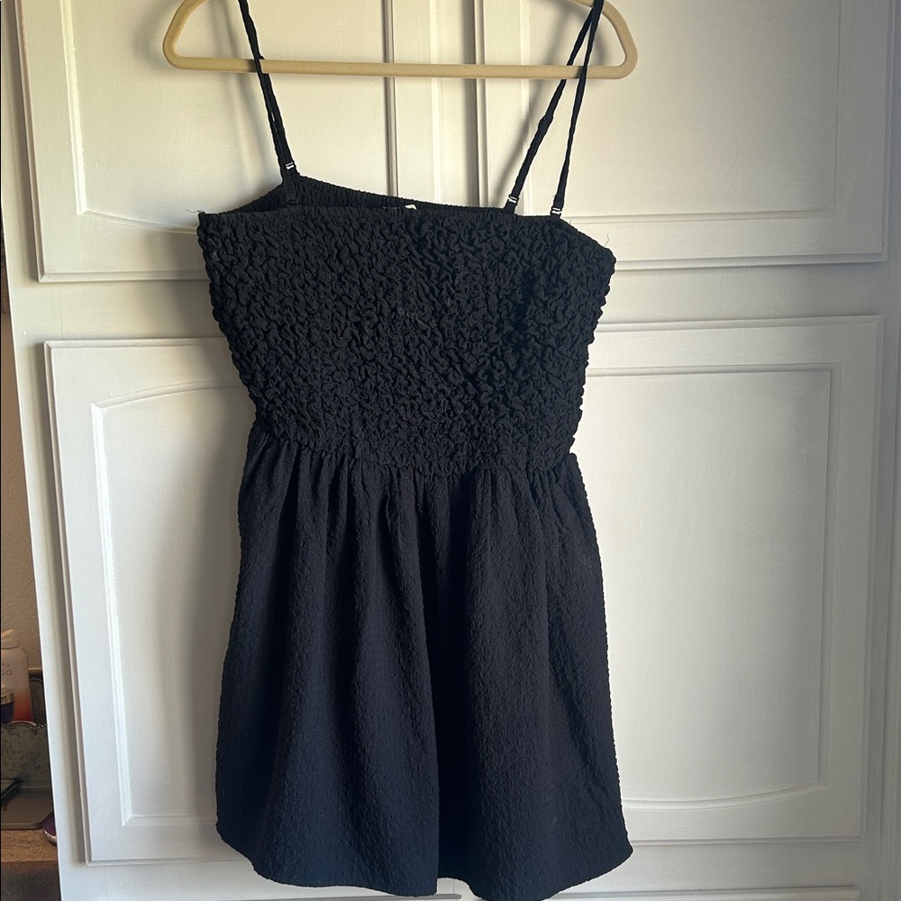 American Eagle Outfitters Black Midi Dress